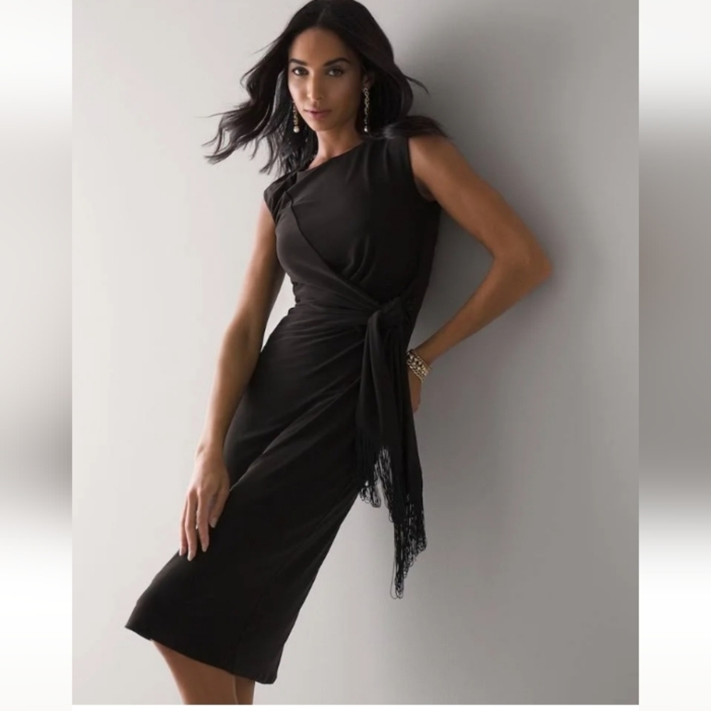 WHBM Black Dress Sz M, By White House Black Market NWT
